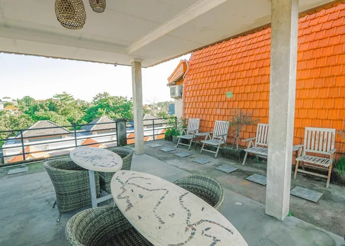 アパート Murna House 2, Rooftop Balinese Wooden House 360 Sunrise To Sunset View